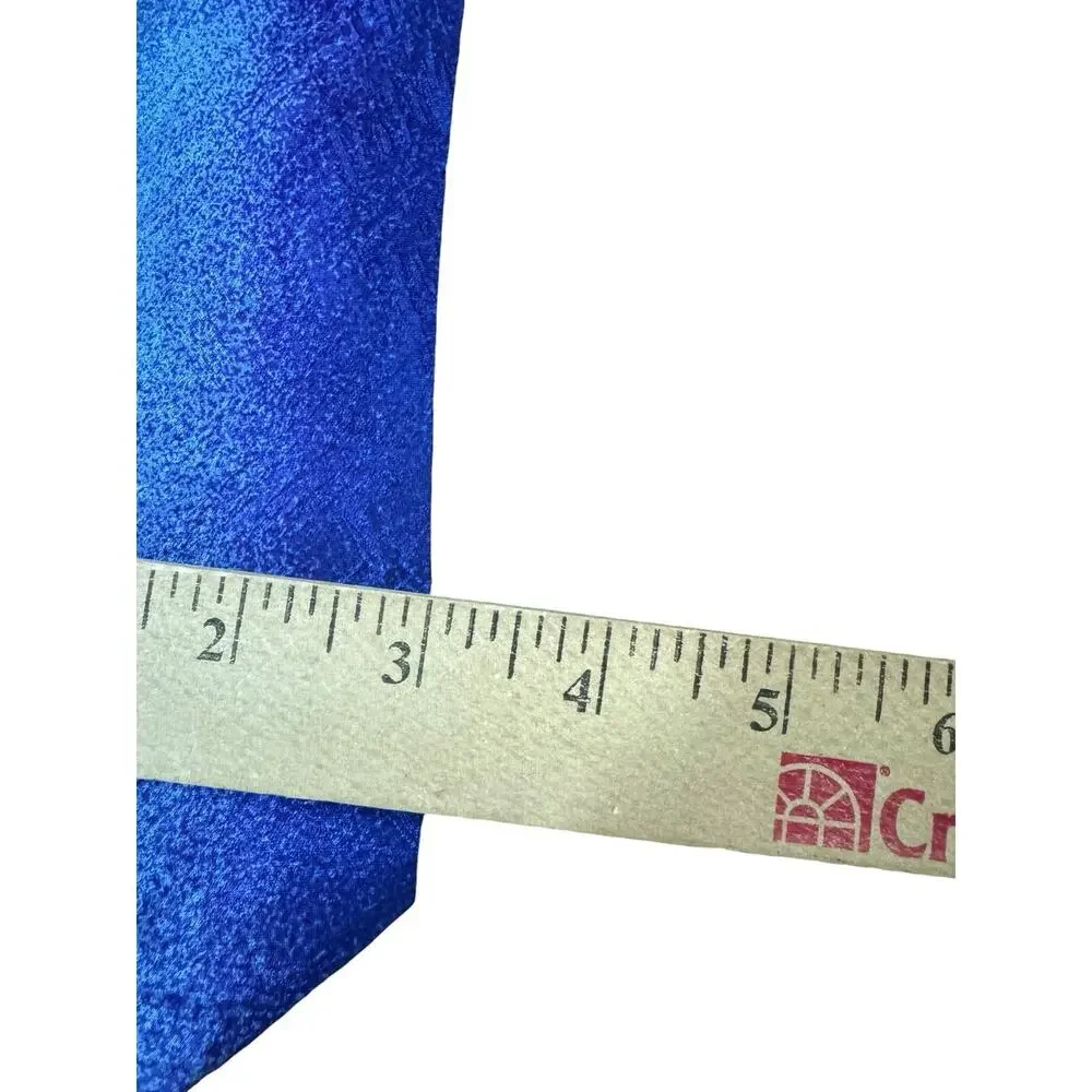 Rush Limbaugh No Boundaries Silk Tie Blue Gold Geometric USA Vibrant Career Work